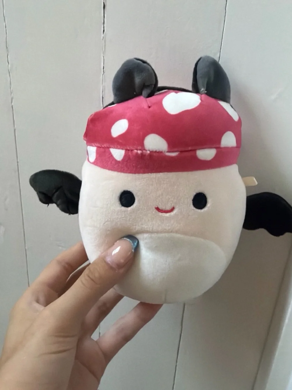 Waverly Pink Plush Heart-Eye Bunny Small Pet Toy